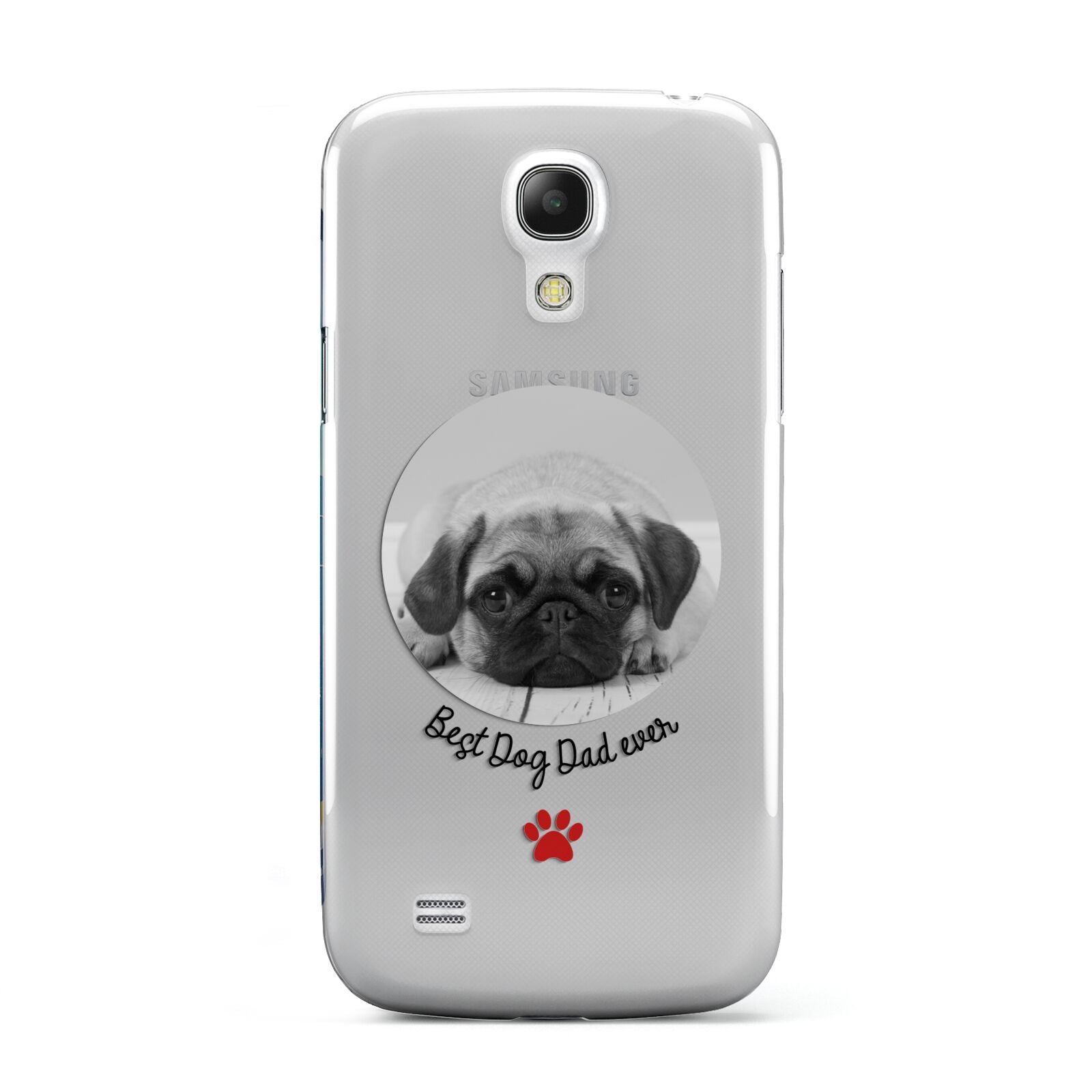 Best Dog Dad Ever Photo Upload Samsung Galaxy S4 Mini Case