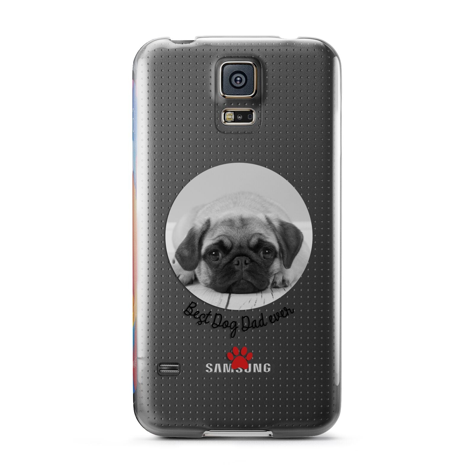 Best Dog Dad Ever Photo Upload Samsung Galaxy S5 Case
