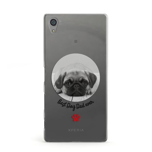 Best Dog Dad Ever Photo Upload Sony Xperia Case