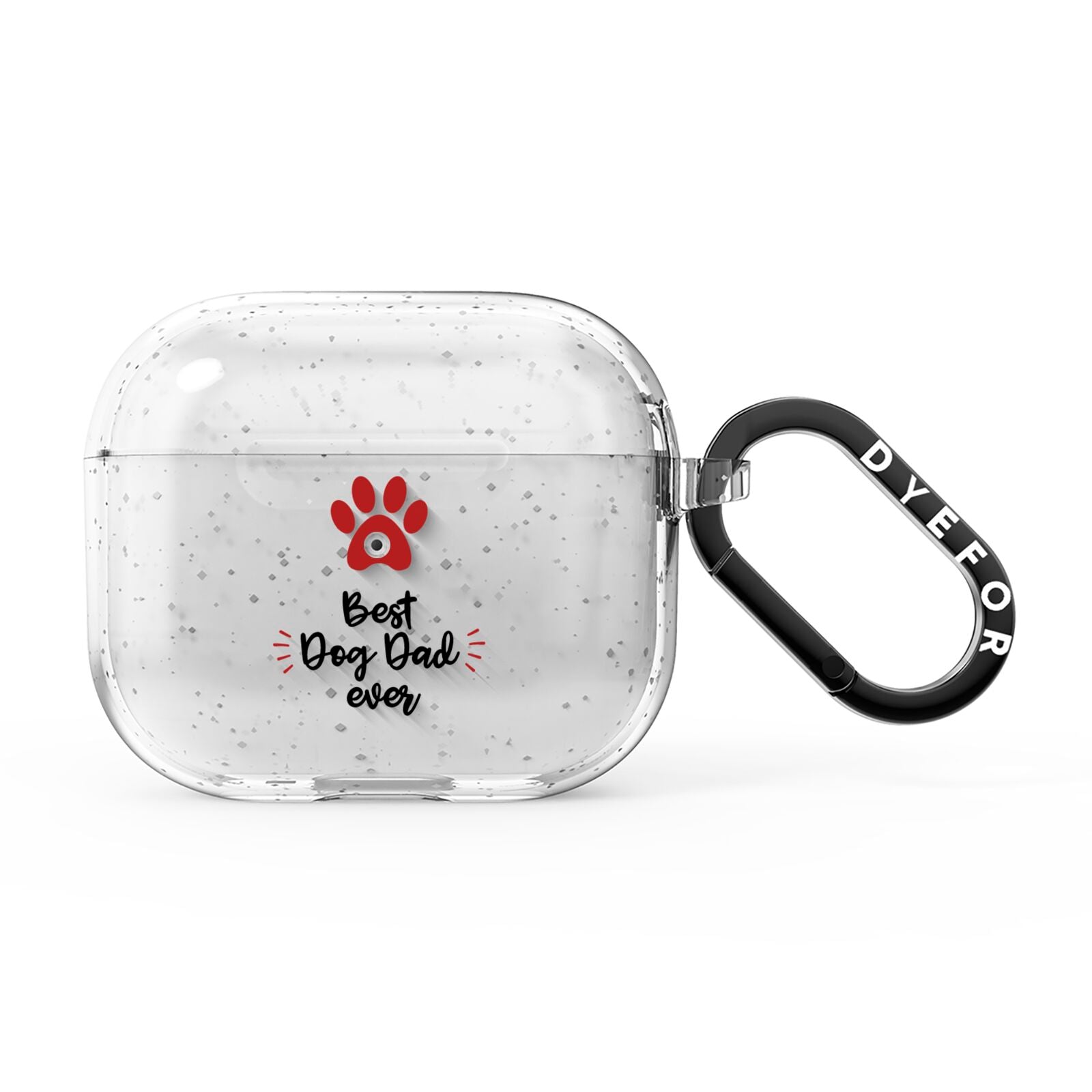 Best Dog Dad Paws AirPods Glitter Case 3rd Gen