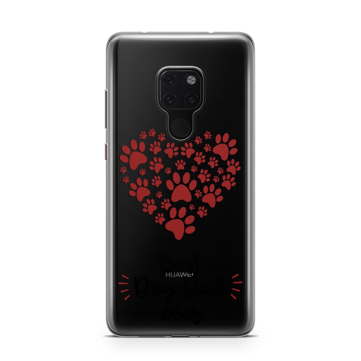 Best Dog Dad Paws Huawei Mate 20 Phone Case