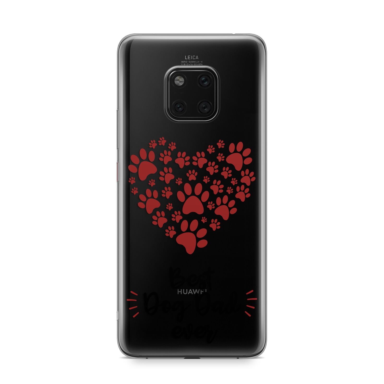 Best Dog Dad Paws Huawei Mate 20 Pro Phone Case