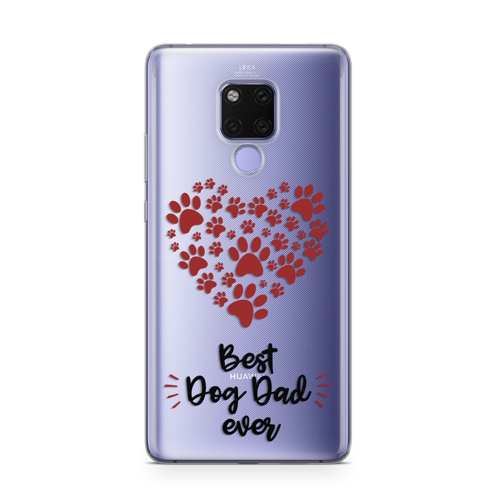 Best Dog Dad Paws Huawei Mate 20X Phone Case