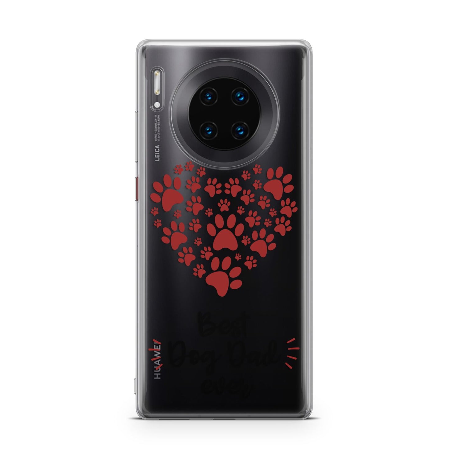 Best Dog Dad Paws Huawei Mate 30 Pro Phone Case