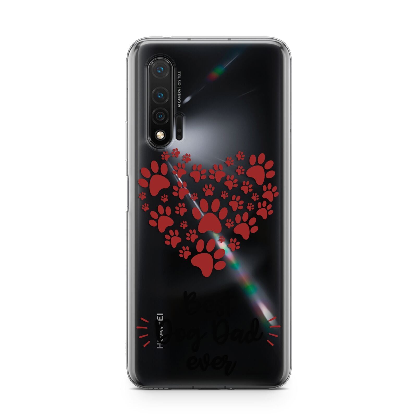 Best Dog Dad Paws Huawei Nova 6 Phone Case