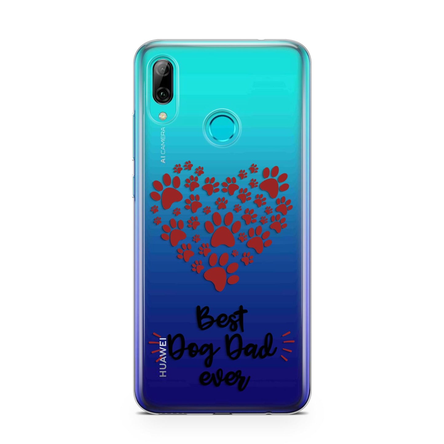 Best Dog Dad Paws Huawei P Smart 2019 Case