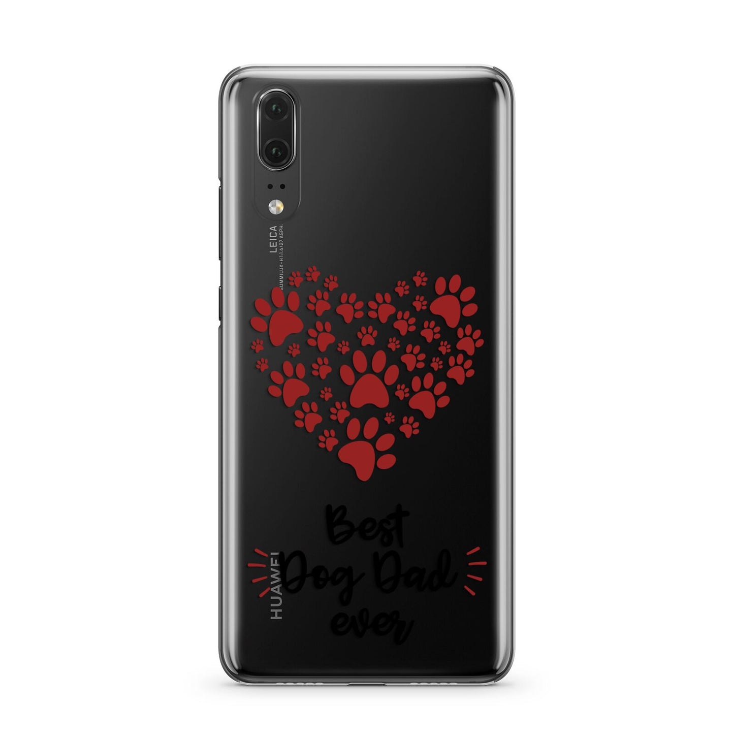 Best Dog Dad Paws Huawei P20 Phone Case