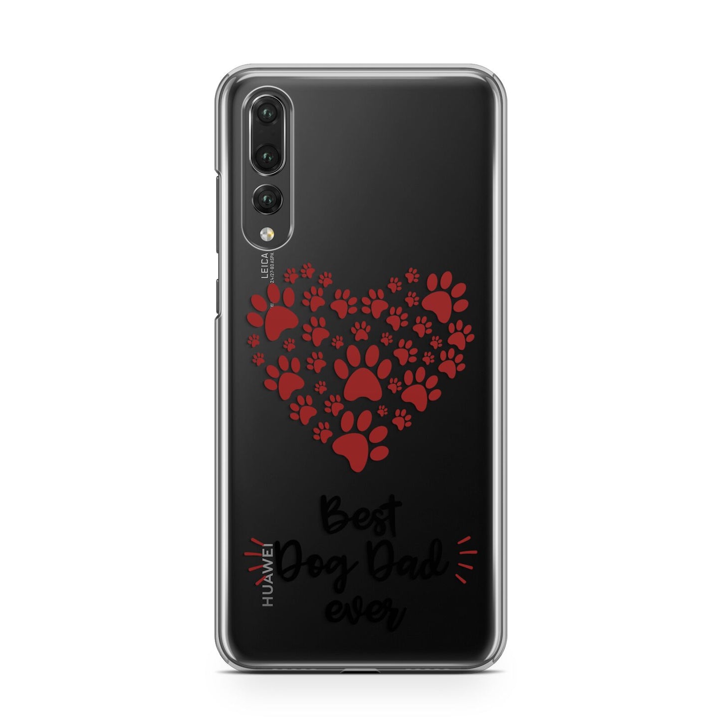 Best Dog Dad Paws Huawei P20 Pro Phone Case