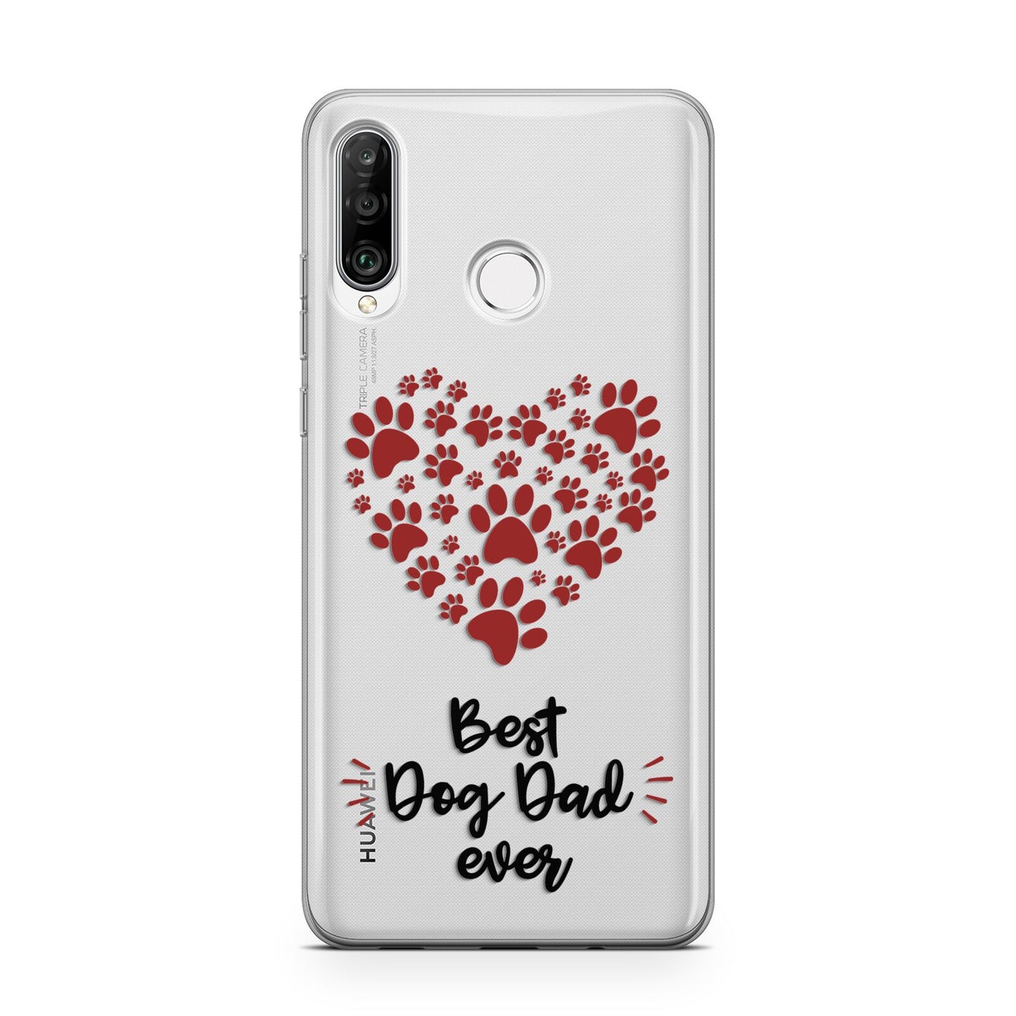 Best Dog Dad Paws Huawei P30 Lite Phone Case