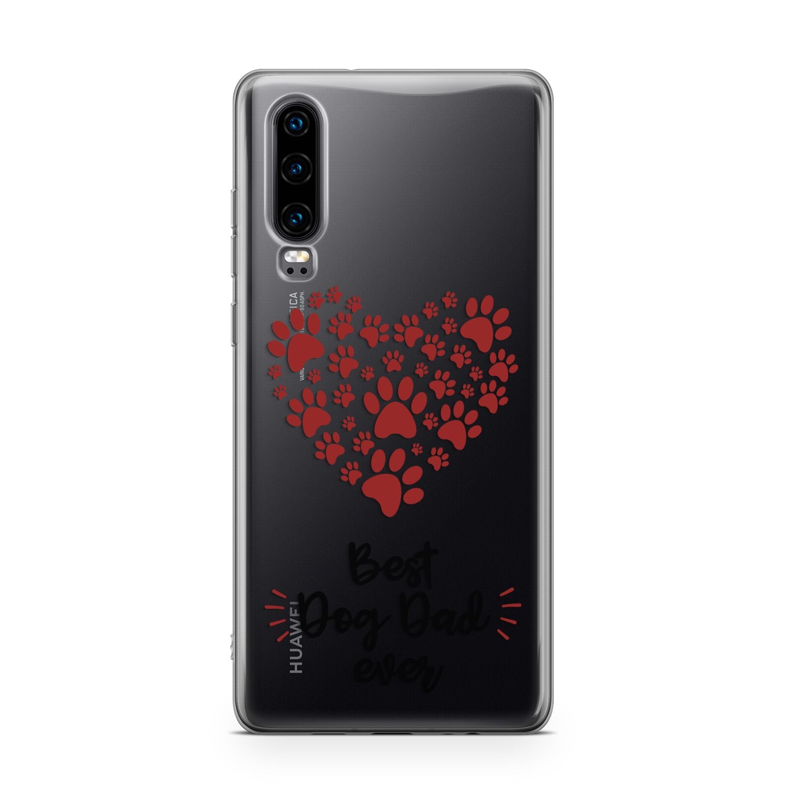 Best Dog Dad Paws Huawei P30 Phone Case