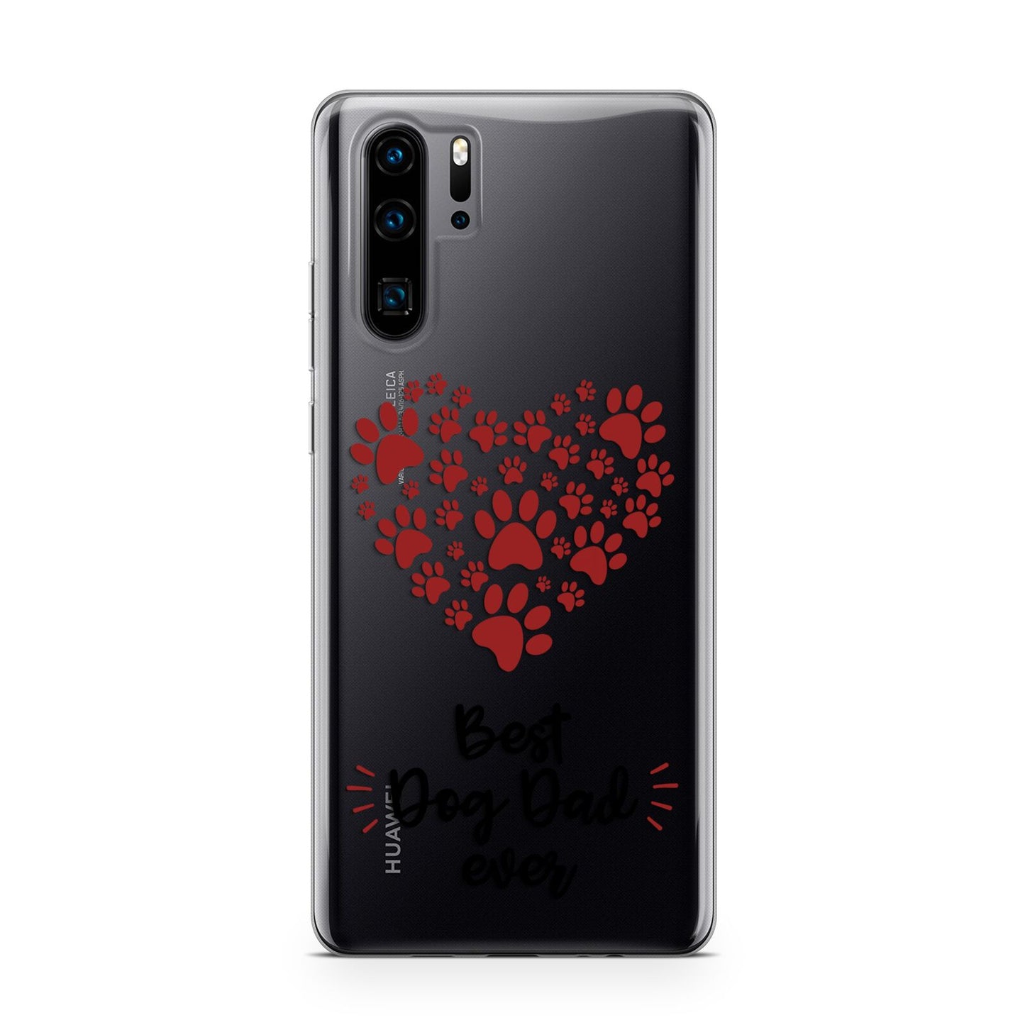 Best Dog Dad Paws Huawei P30 Pro Phone Case