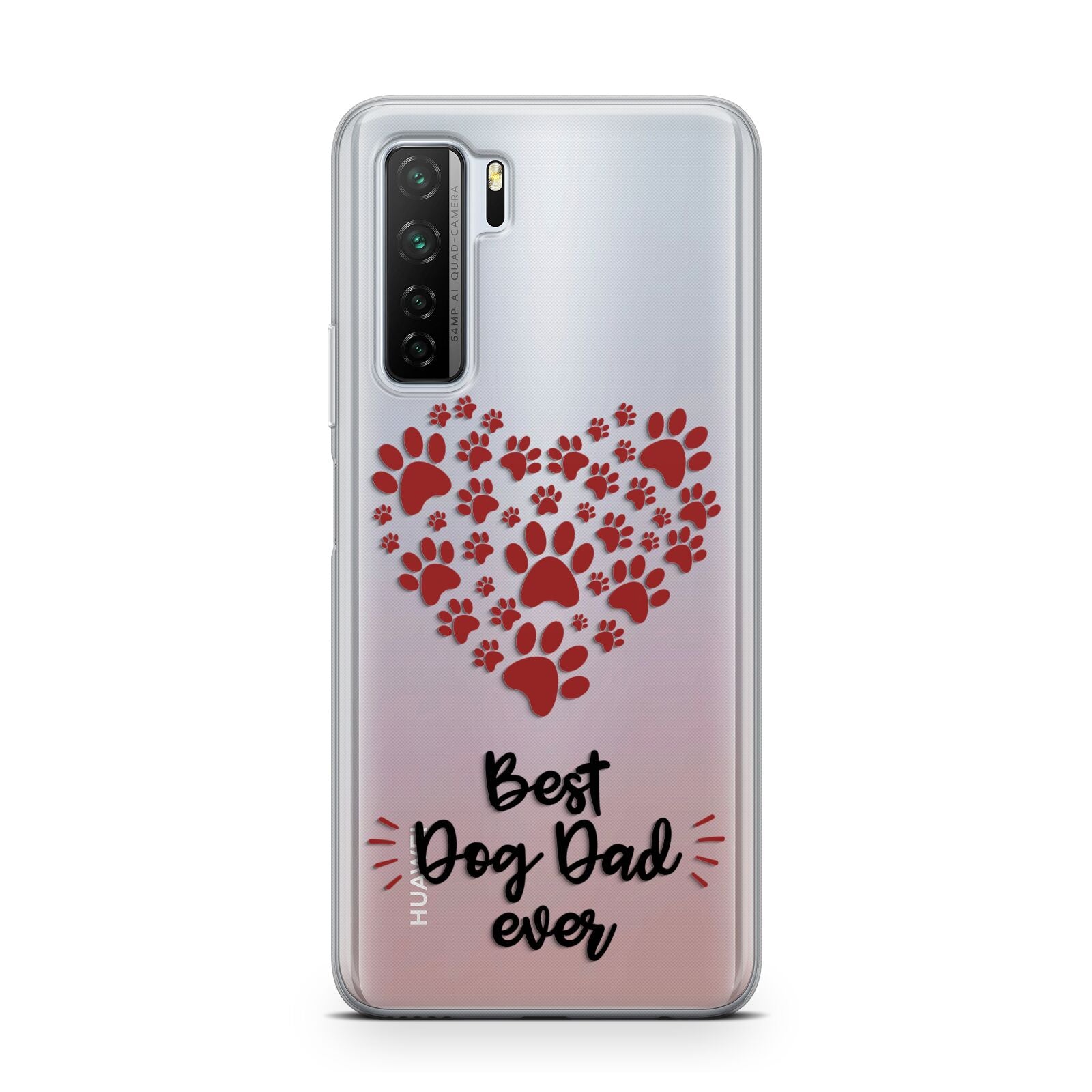 Best Dog Dad Paws Huawei P40 Lite 5G Phone Case