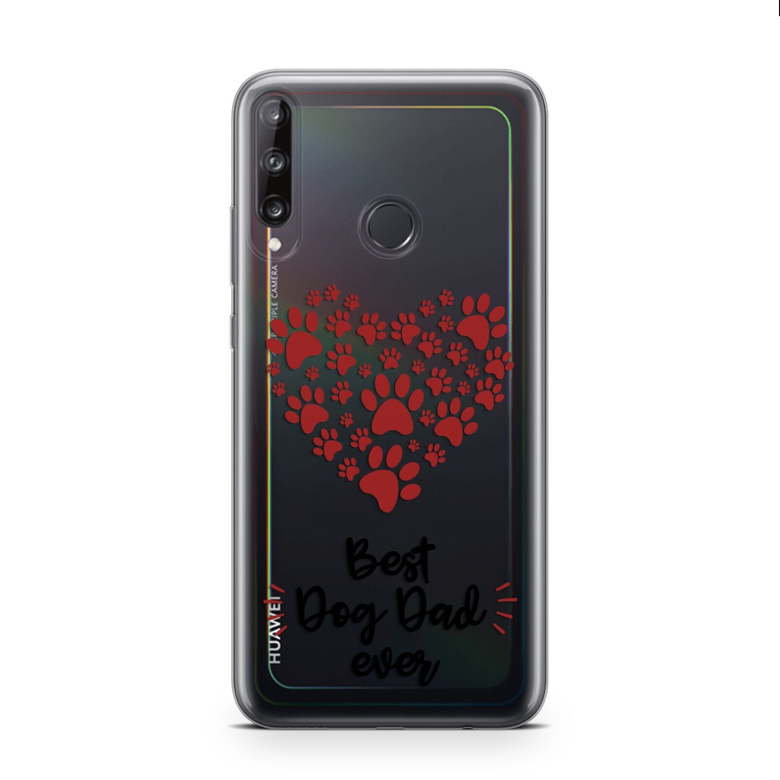 Best Dog Dad Paws Huawei P40 Lite E Phone Case