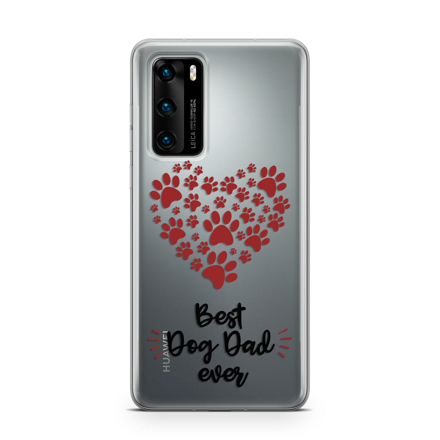 Best Dog Dad Paws Huawei P40 Phone Case