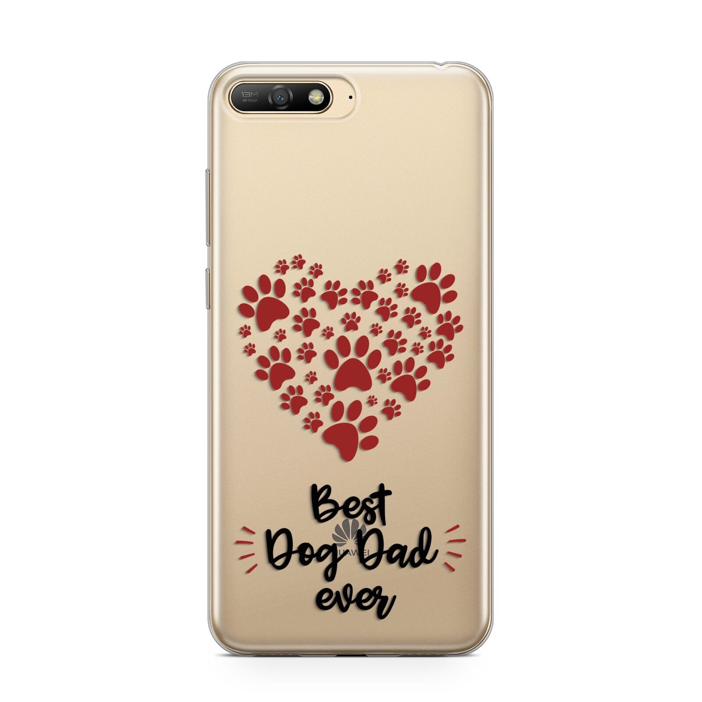 Best Dog Dad Paws Huawei Y6 2018