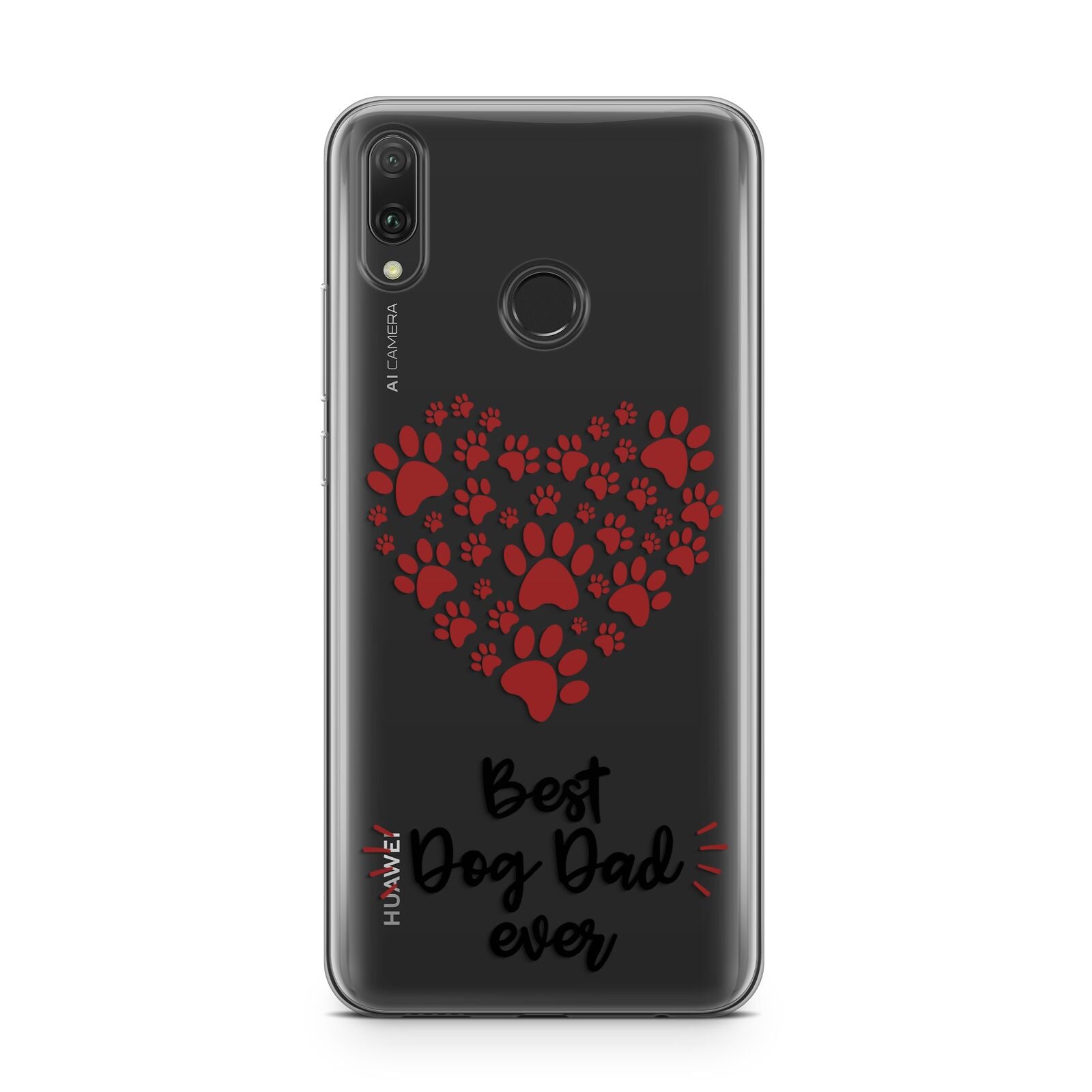 Best Dog Dad Paws Huawei Y9 2019