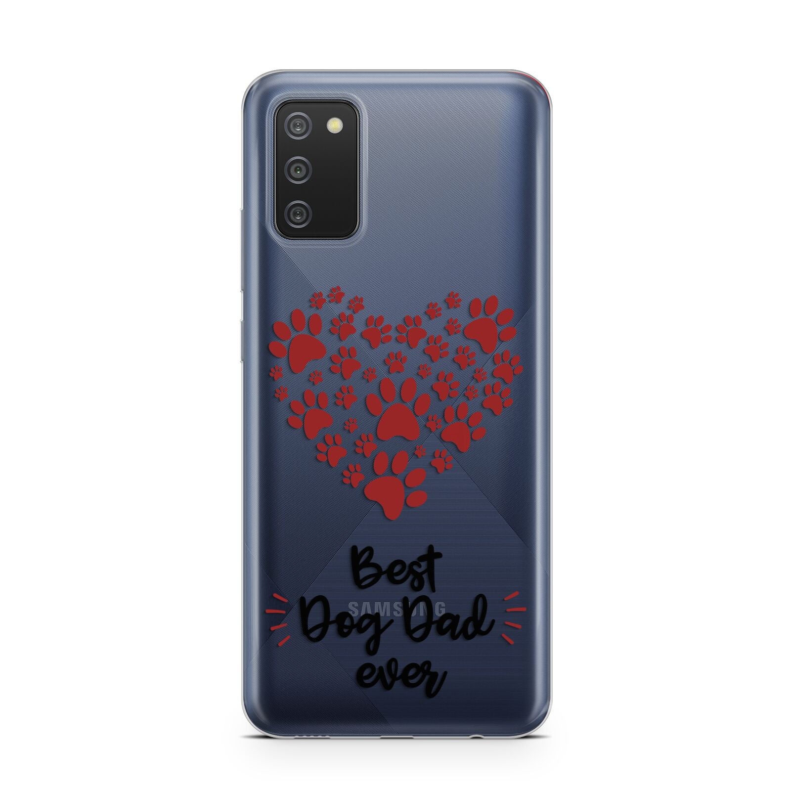 Best Dog Dad Paws Samsung A02s Case