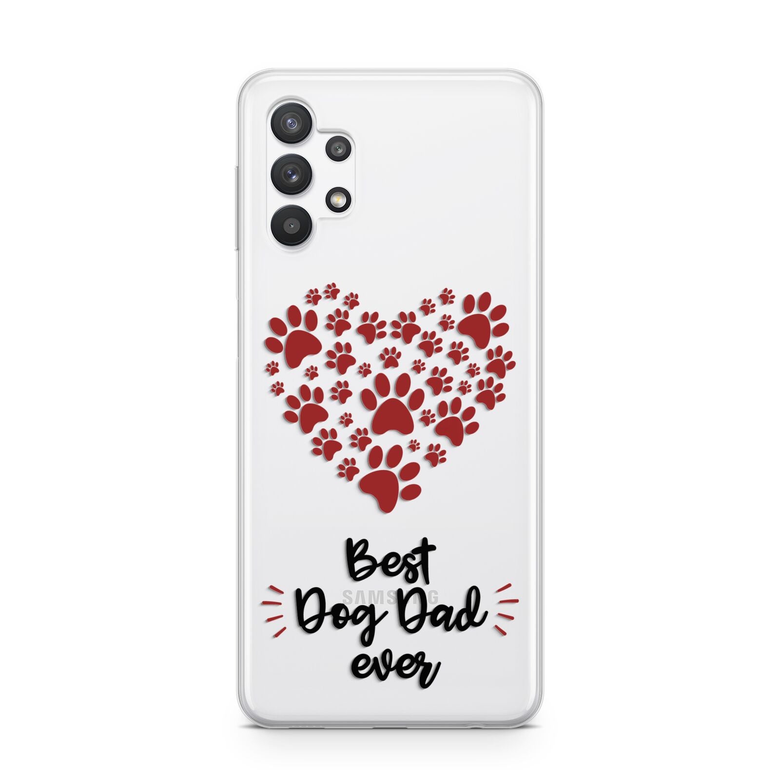 Best Dog Dad Paws Samsung A32 5G Case