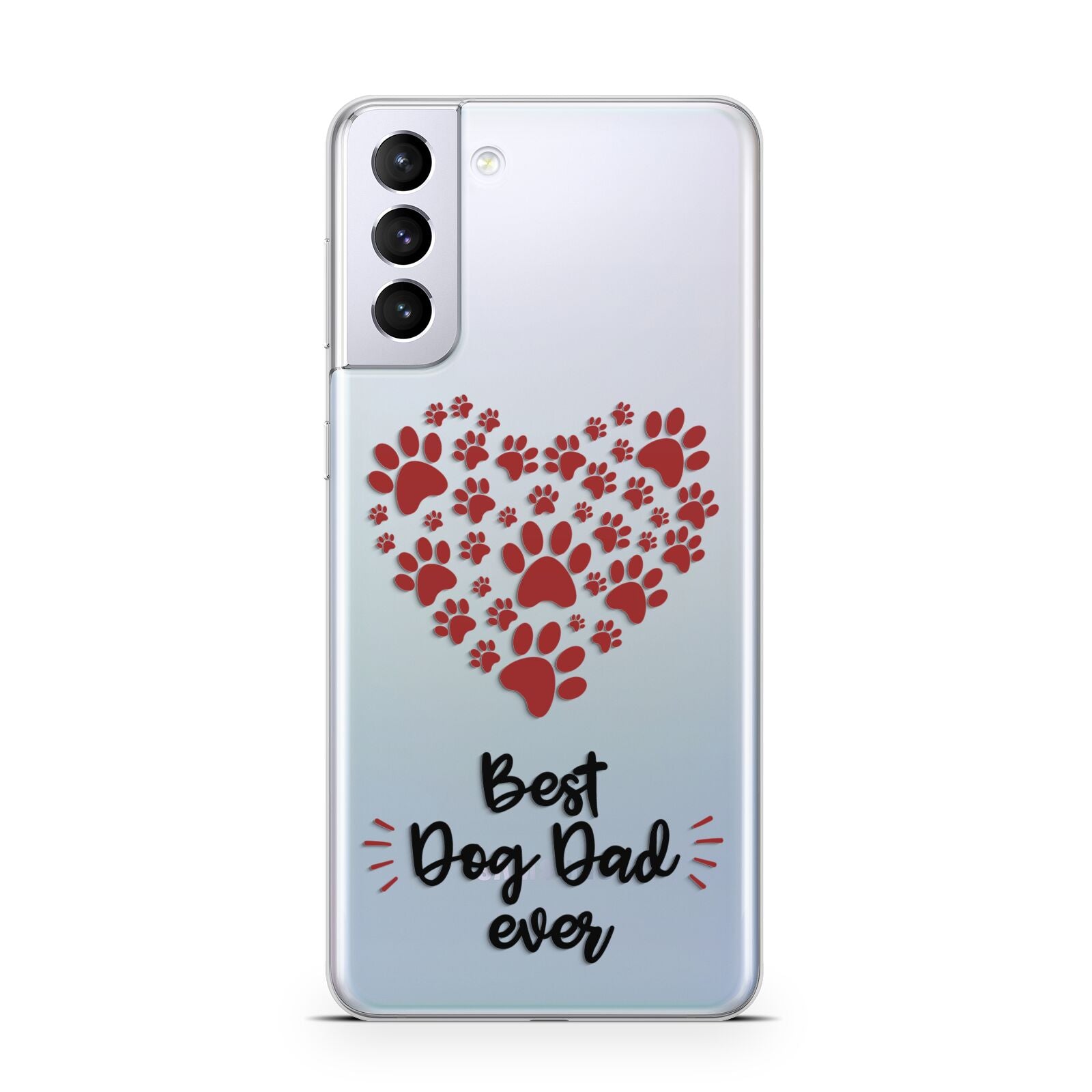 Best Dog Dad Paws Samsung S21 Plus Case