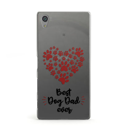 Best Dog Dad Paws Sony Xperia Case