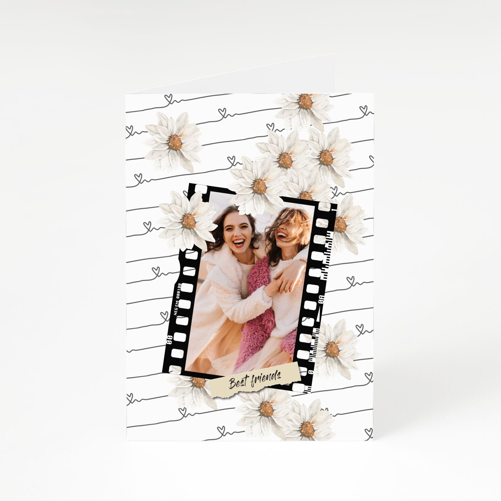 Best Friend Photo A5 Greetings Card