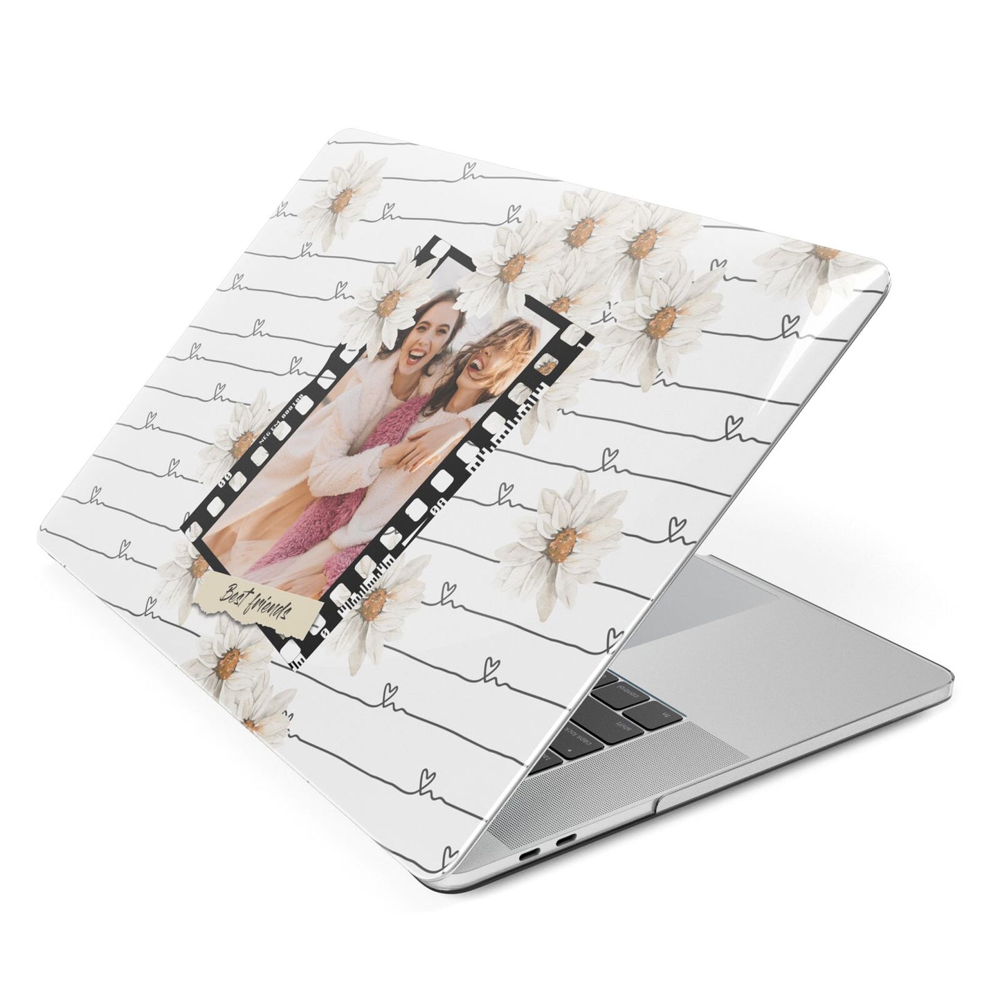 Best Friend Photo Apple MacBook Case Side View