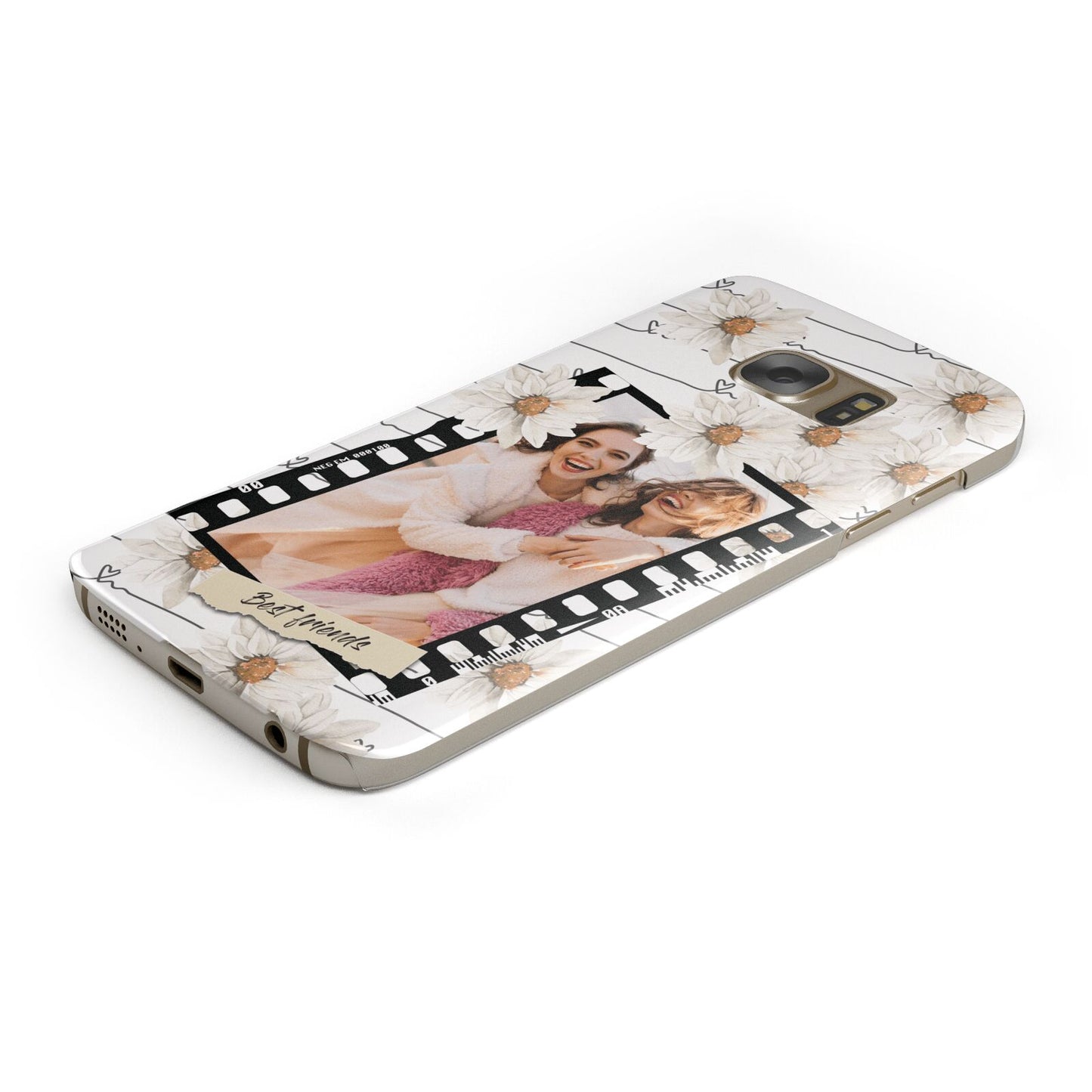 Best Friend Photo Protective Samsung Galaxy Case Angled Image