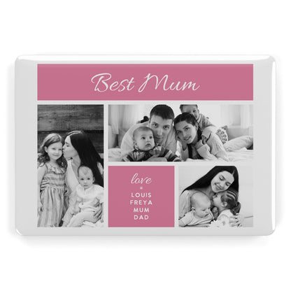 Best Mum Photo Collage Personalised Apple MacBook Case