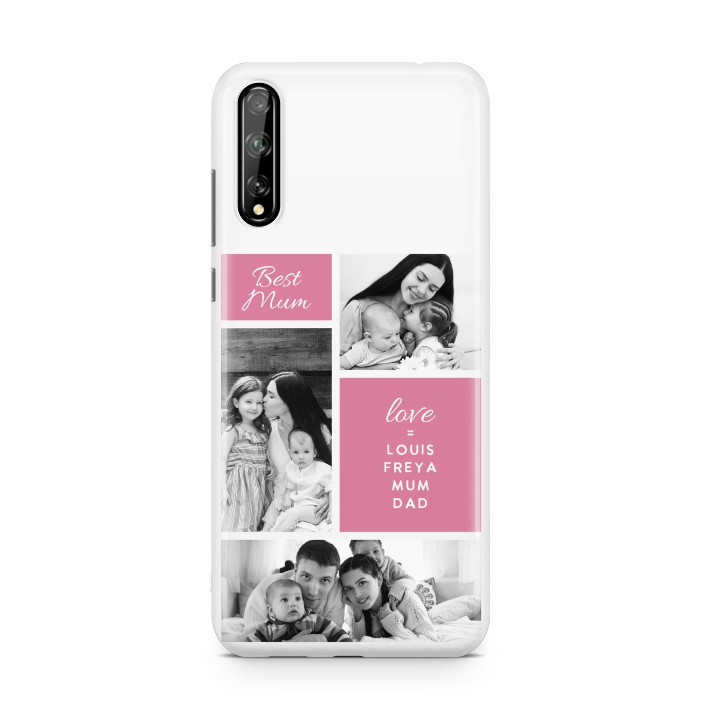 Best Mum Photo Collage Personalised Huawei Enjoy 10s Phone Case