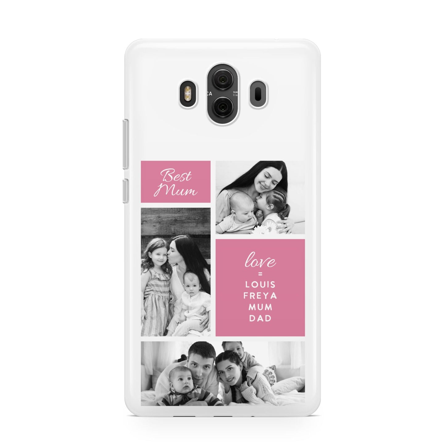 Best Mum Photo Collage Personalised Huawei Mate 10 Protective Phone Case