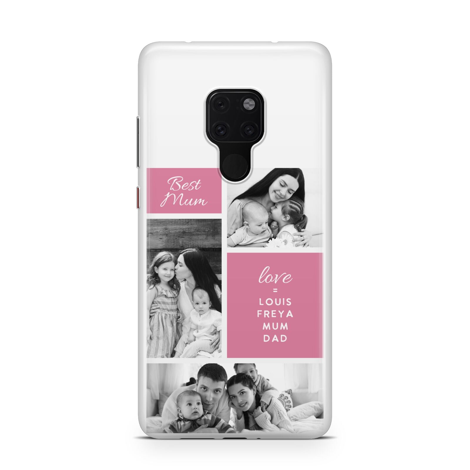 Best Mum Photo Collage Personalised Huawei Mate 20 Phone Case