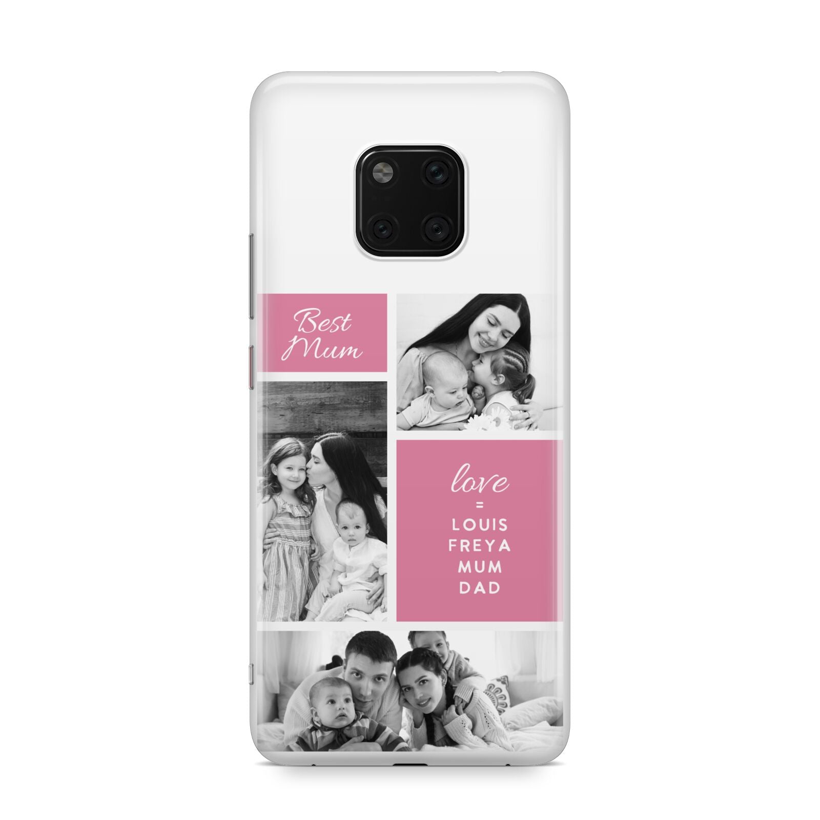 Best Mum Photo Collage Personalised Huawei Mate 20 Pro Phone Case