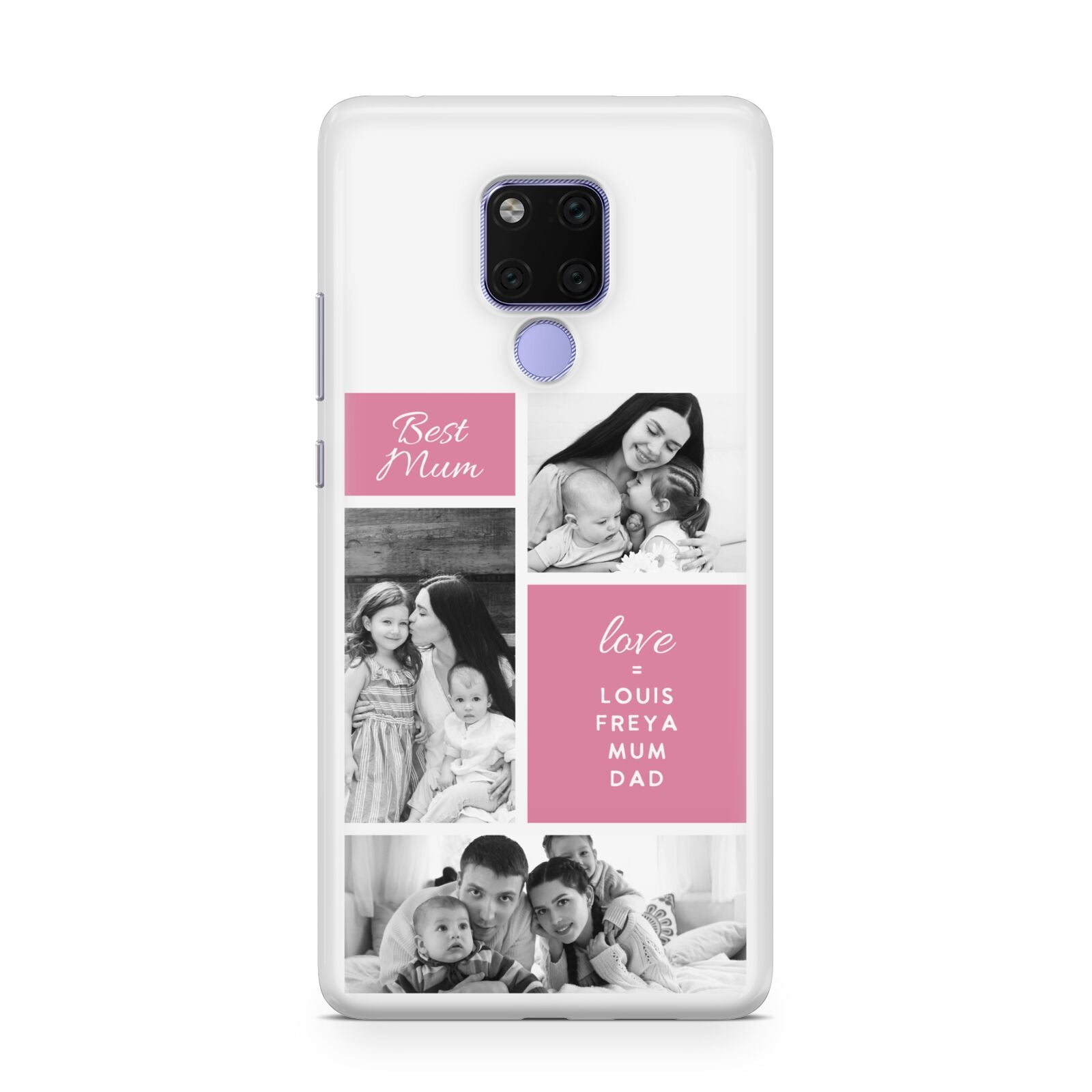 Best Mum Photo Collage Personalised Huawei Mate 20X Phone Case