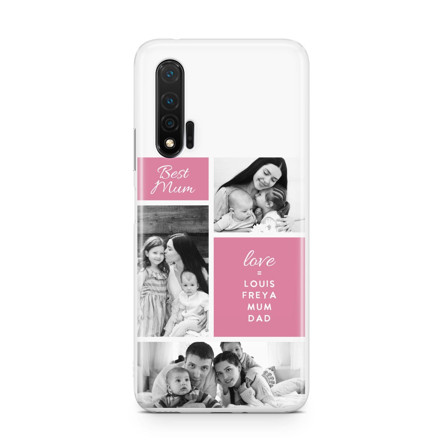 Best Mum Photo Collage Personalised Huawei Nova 6 Phone Case