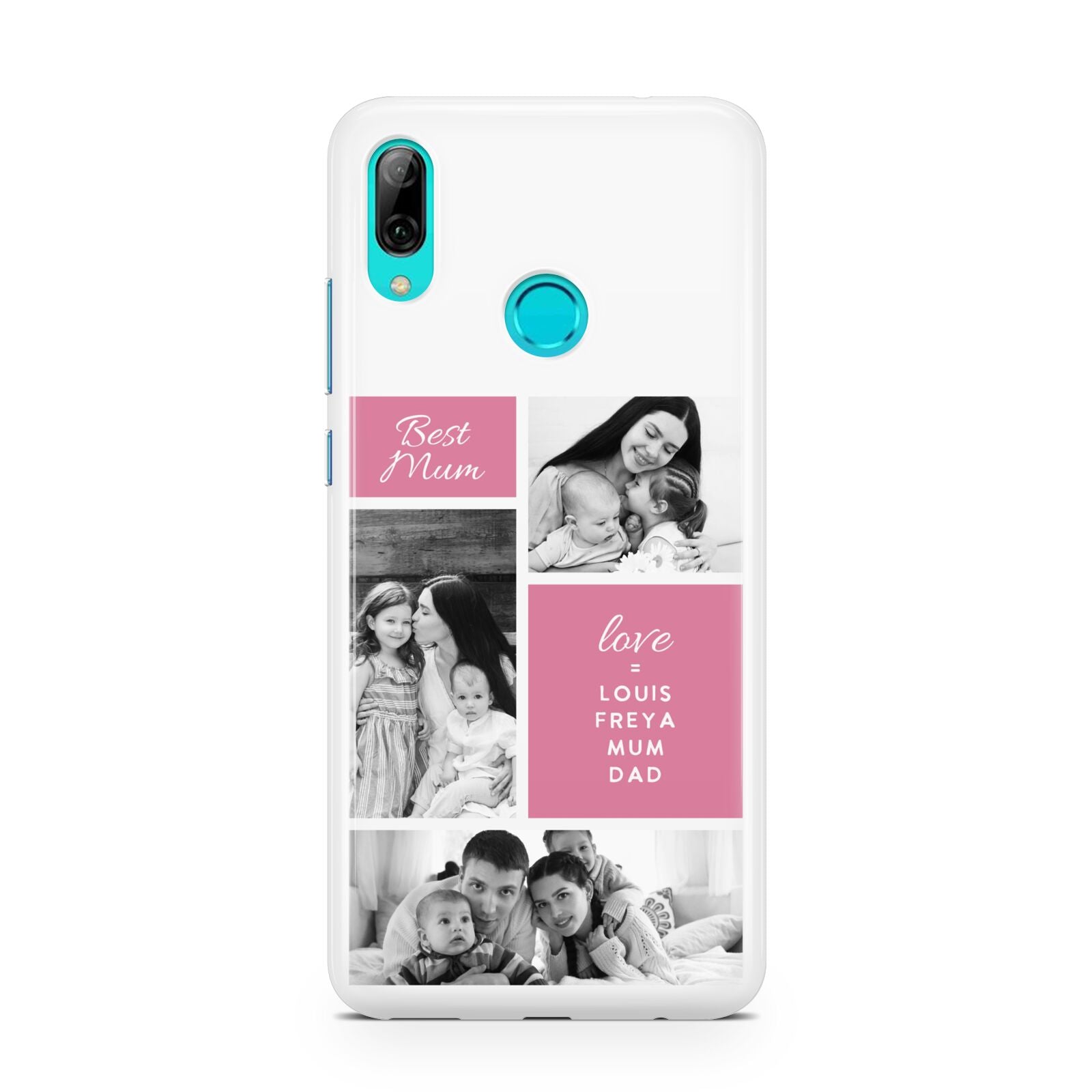 Best Mum Photo Collage Personalised Huawei P Smart 2019 Case