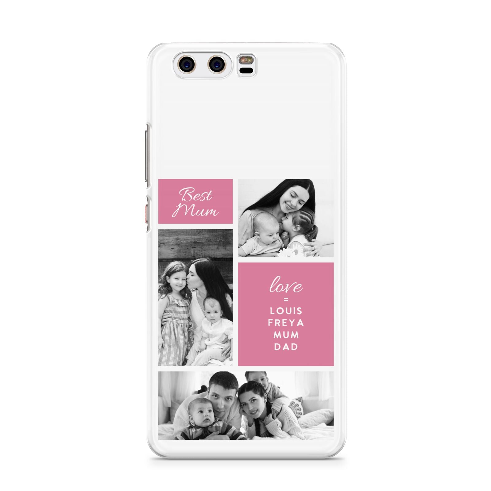 Best Mum Photo Collage Personalised Huawei P10 Phone Case