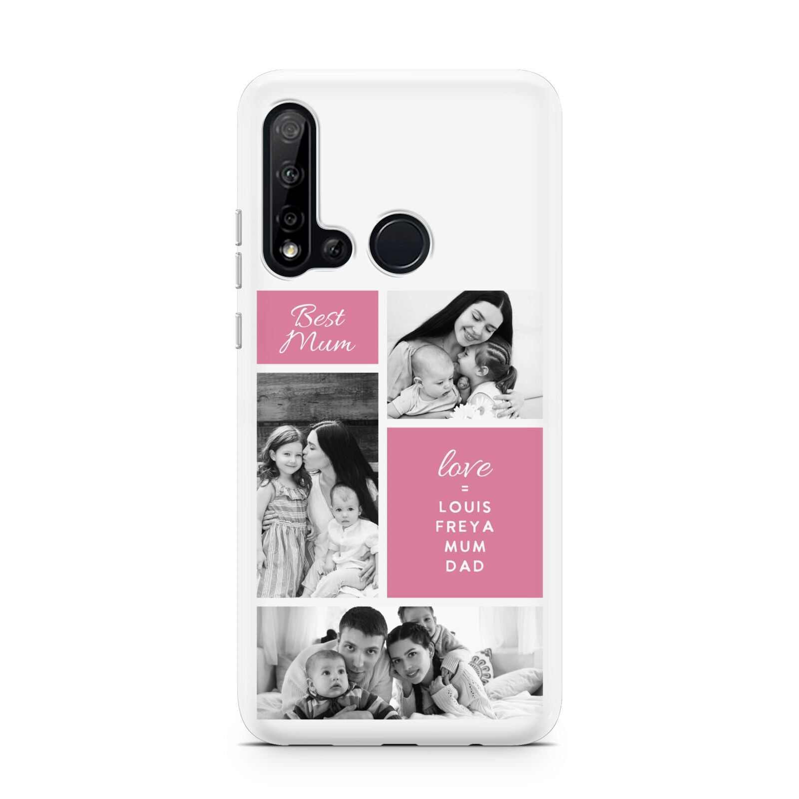 Best Mum Photo Collage Personalised Huawei P20 Lite 5G Phone Case