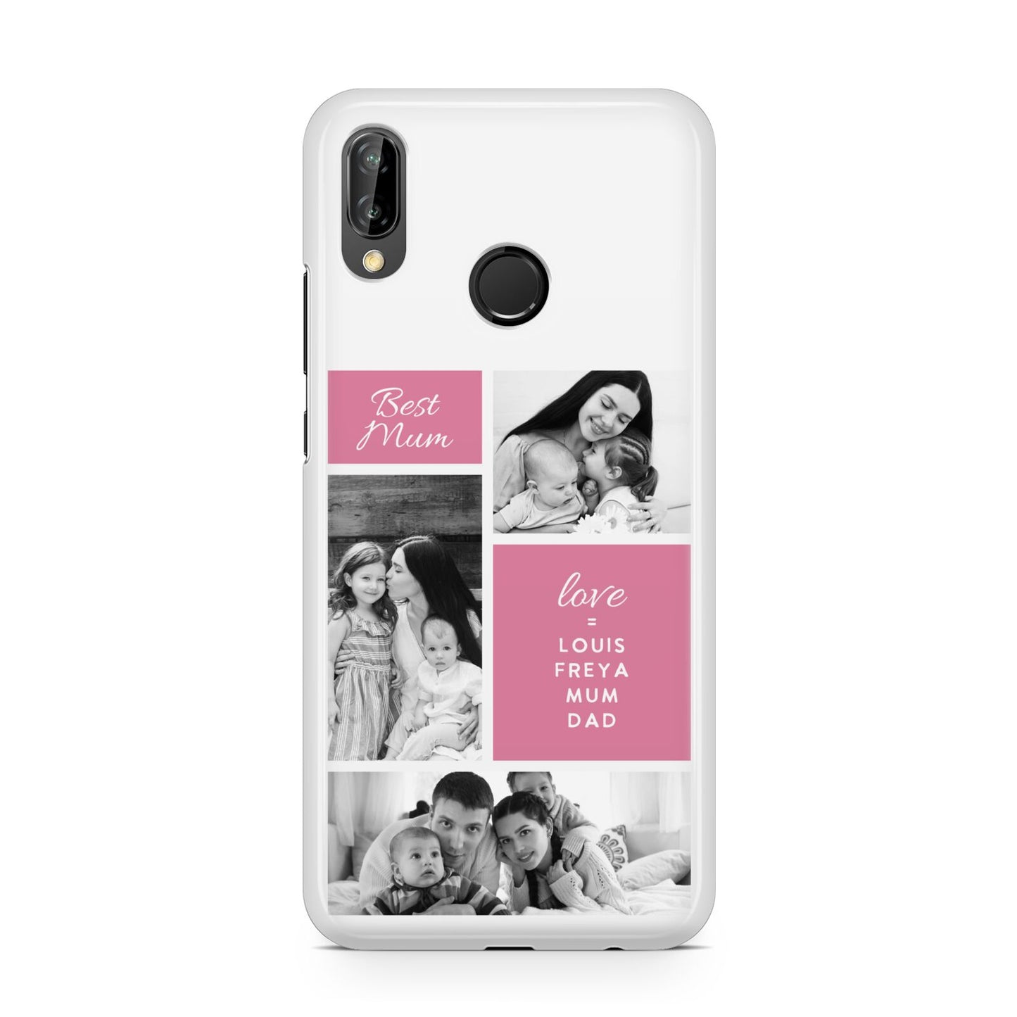 Best Mum Photo Collage Personalised Huawei P20 Lite Phone Case