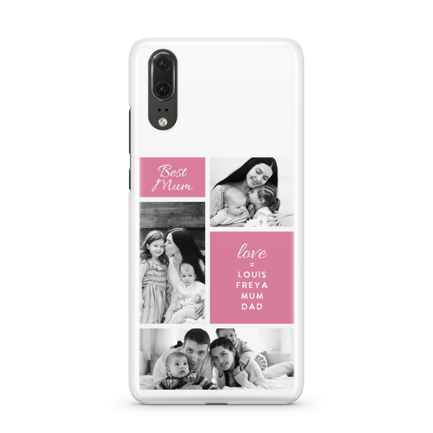 Best Mum Photo Collage Personalised Huawei P20 Phone Case