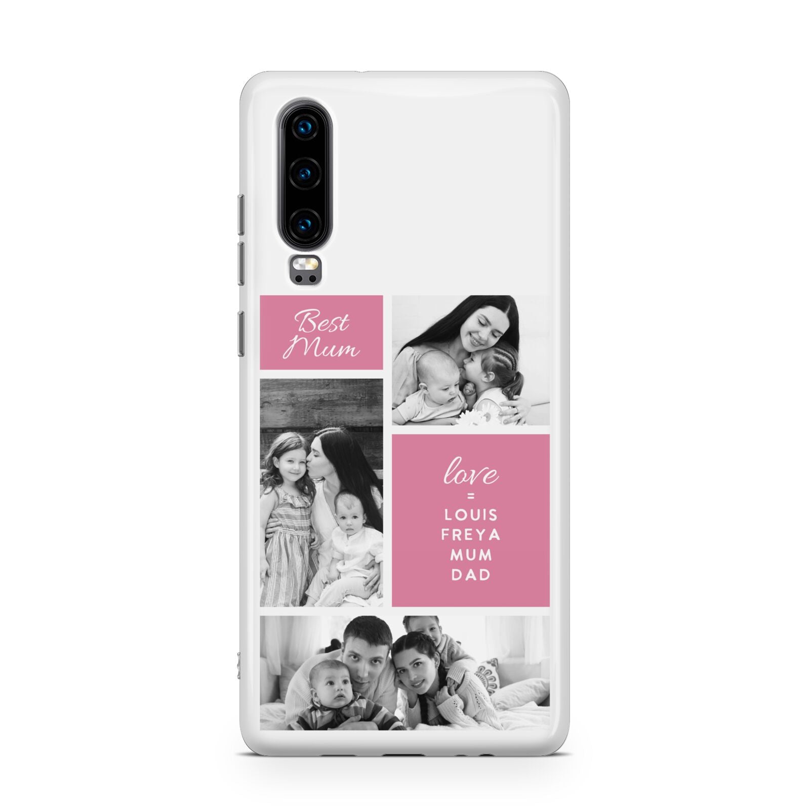 Best Mum Photo Collage Personalised Huawei P30 Phone Case