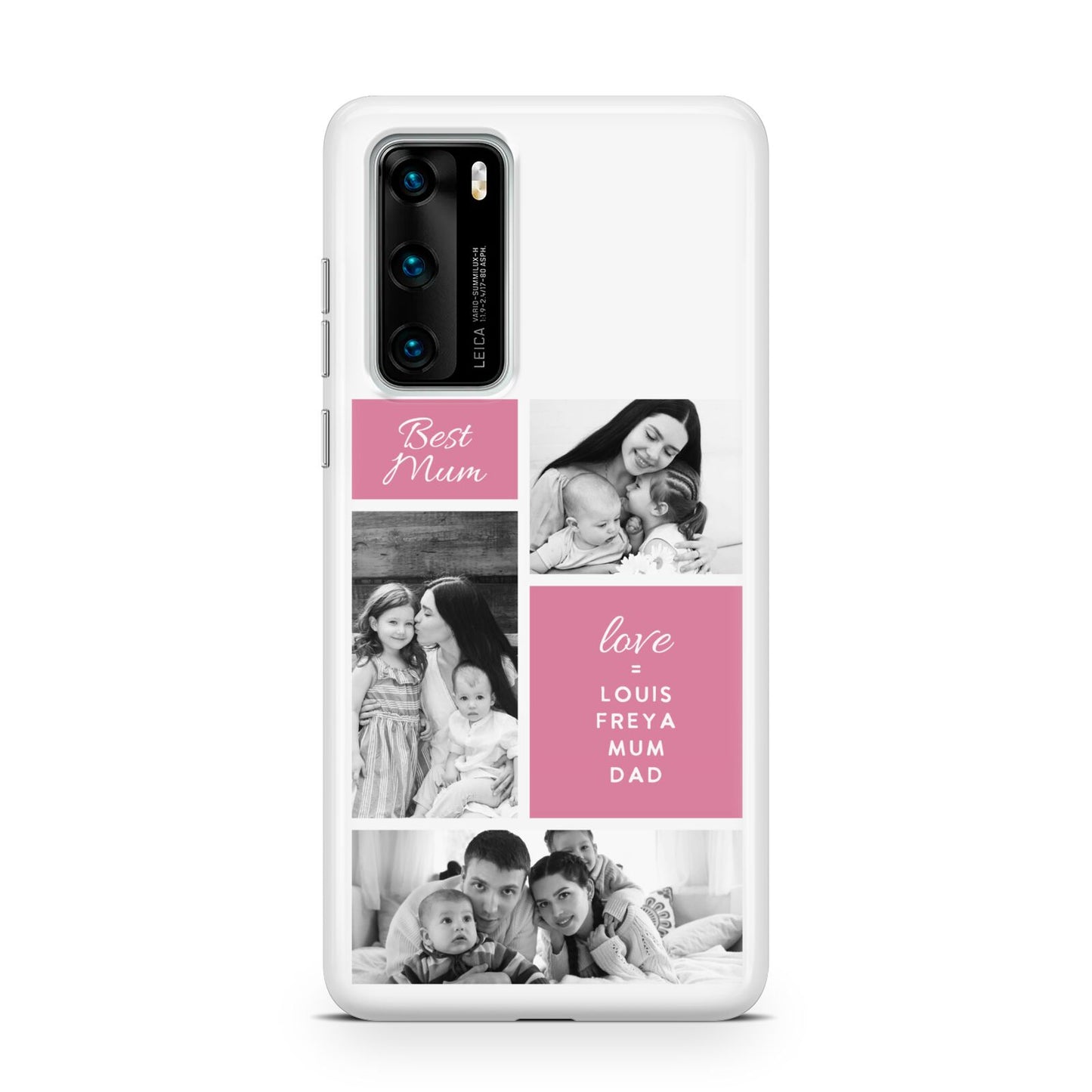 Best Mum Photo Collage Personalised Huawei P40 Phone Case