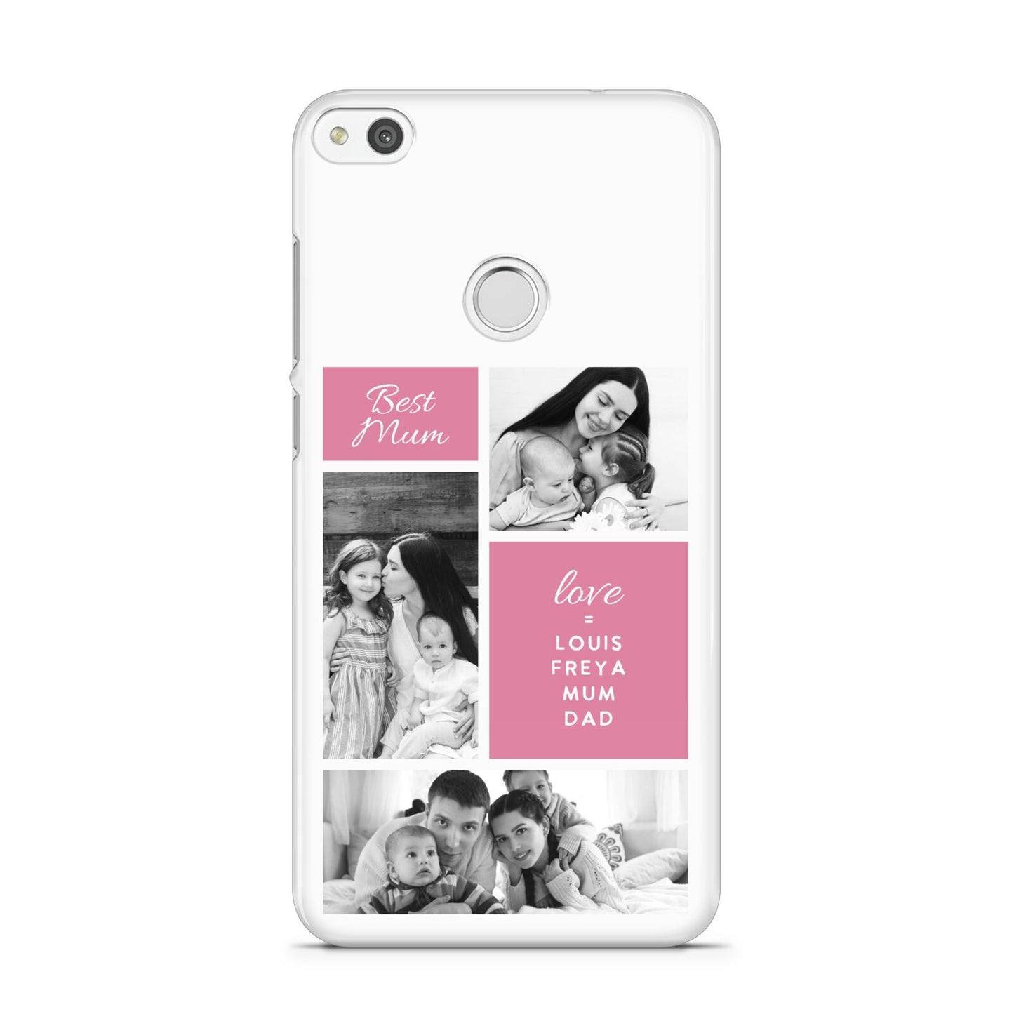 Best Mum Photo Collage Personalised Huawei P8 Lite Case