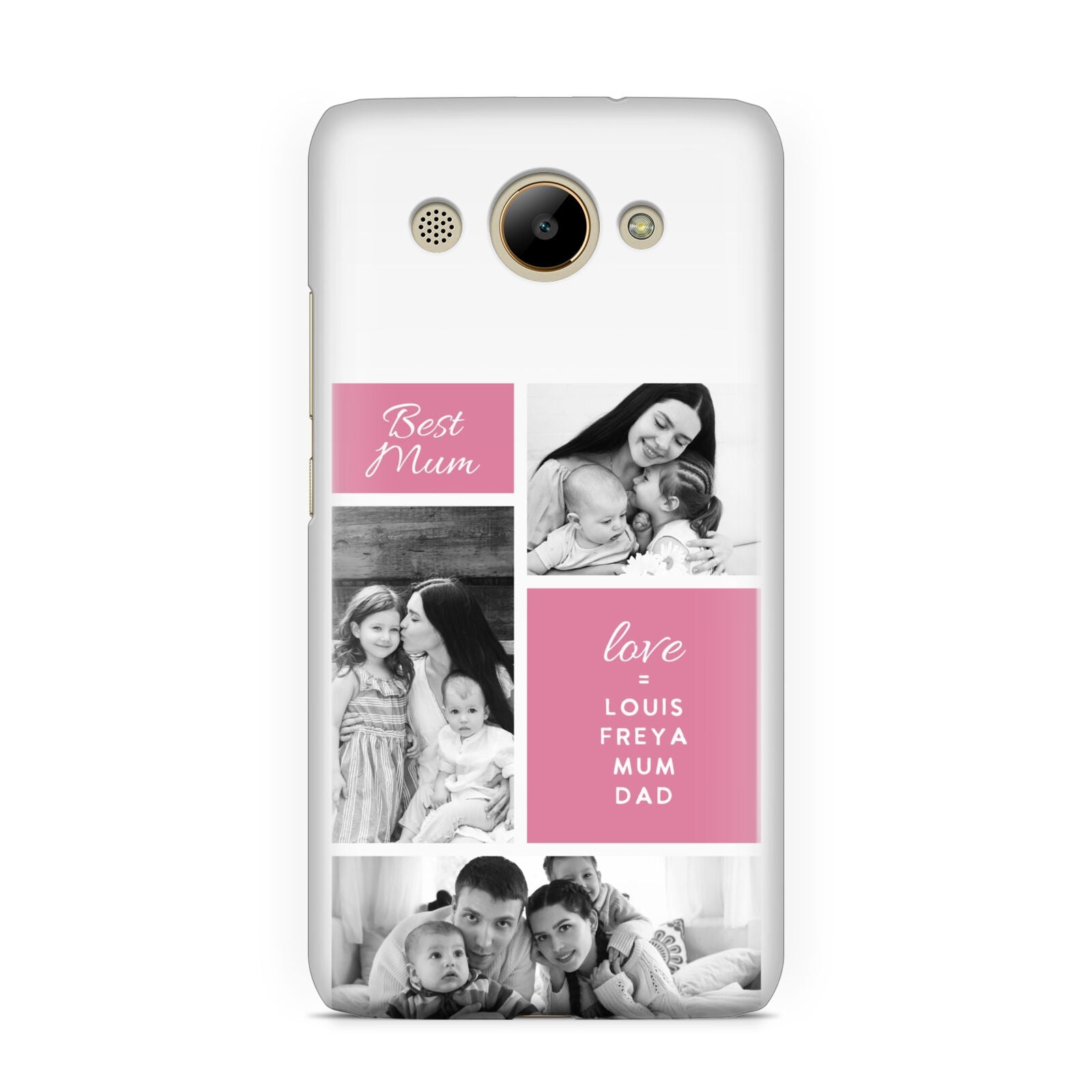 Best Mum Photo Collage Personalised Huawei Y3 2017