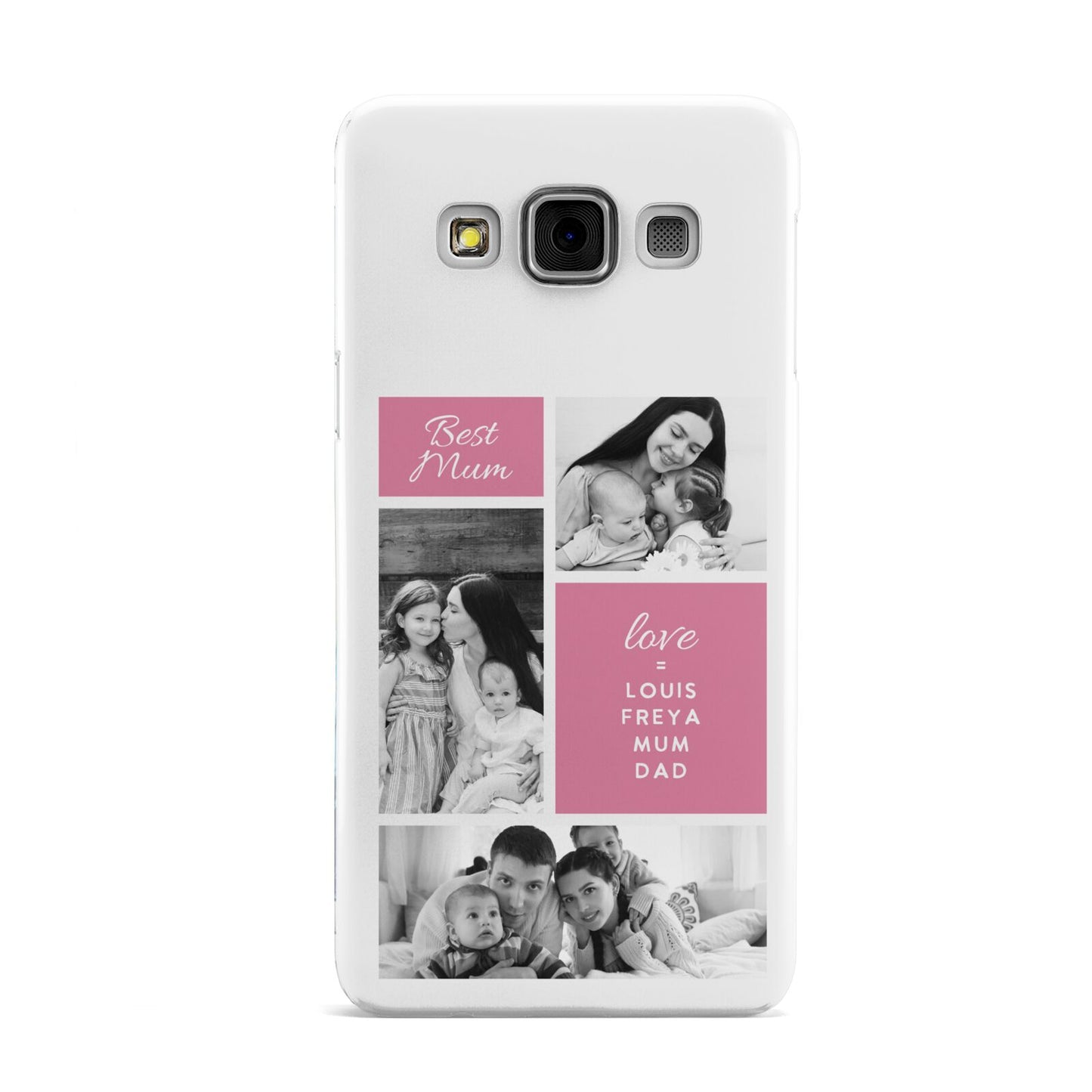 Best Mum Photo Collage Personalised Samsung Galaxy A3 Case