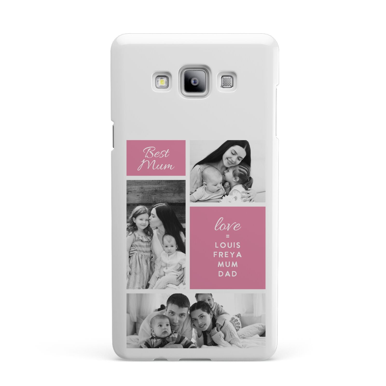 Best Mum Photo Collage Personalised Samsung Galaxy A7 2015 Case