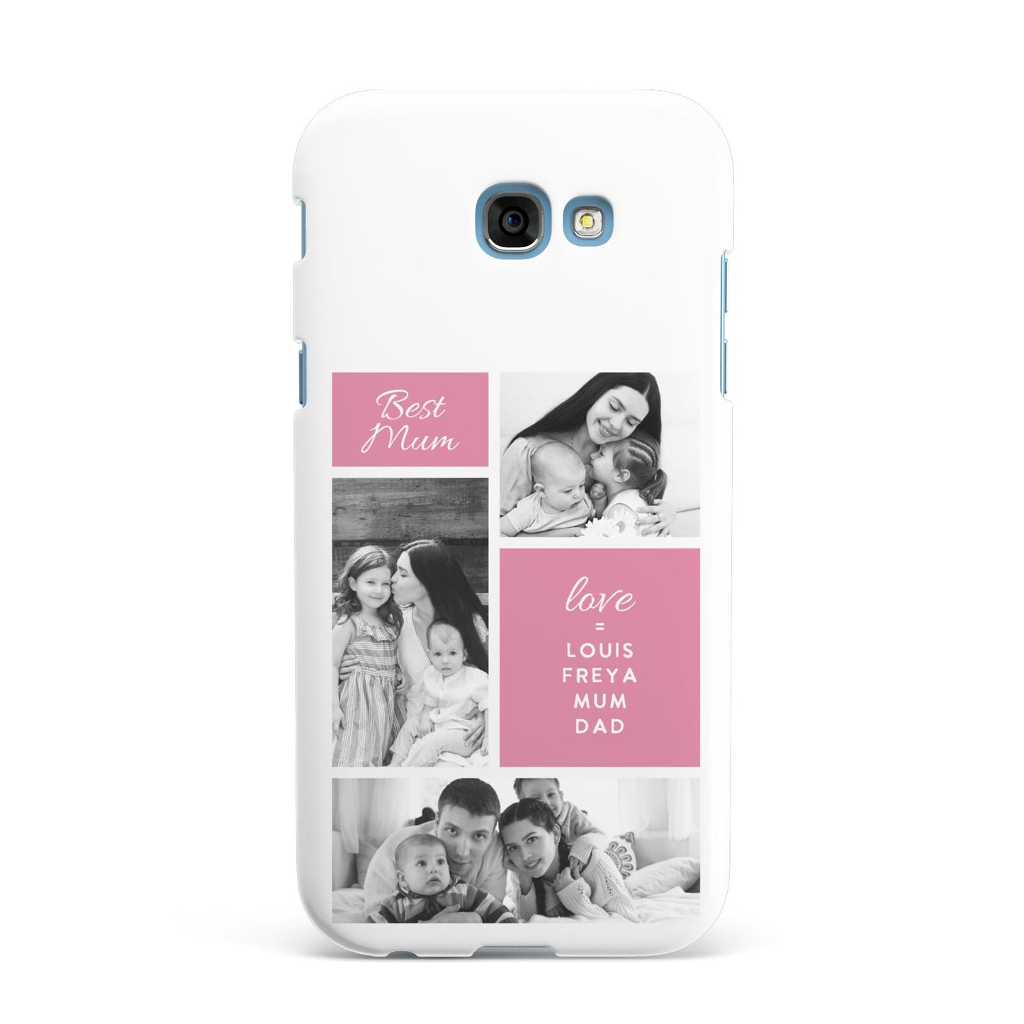 Best Mum Photo Collage Personalised Samsung Galaxy A7 2017 Case