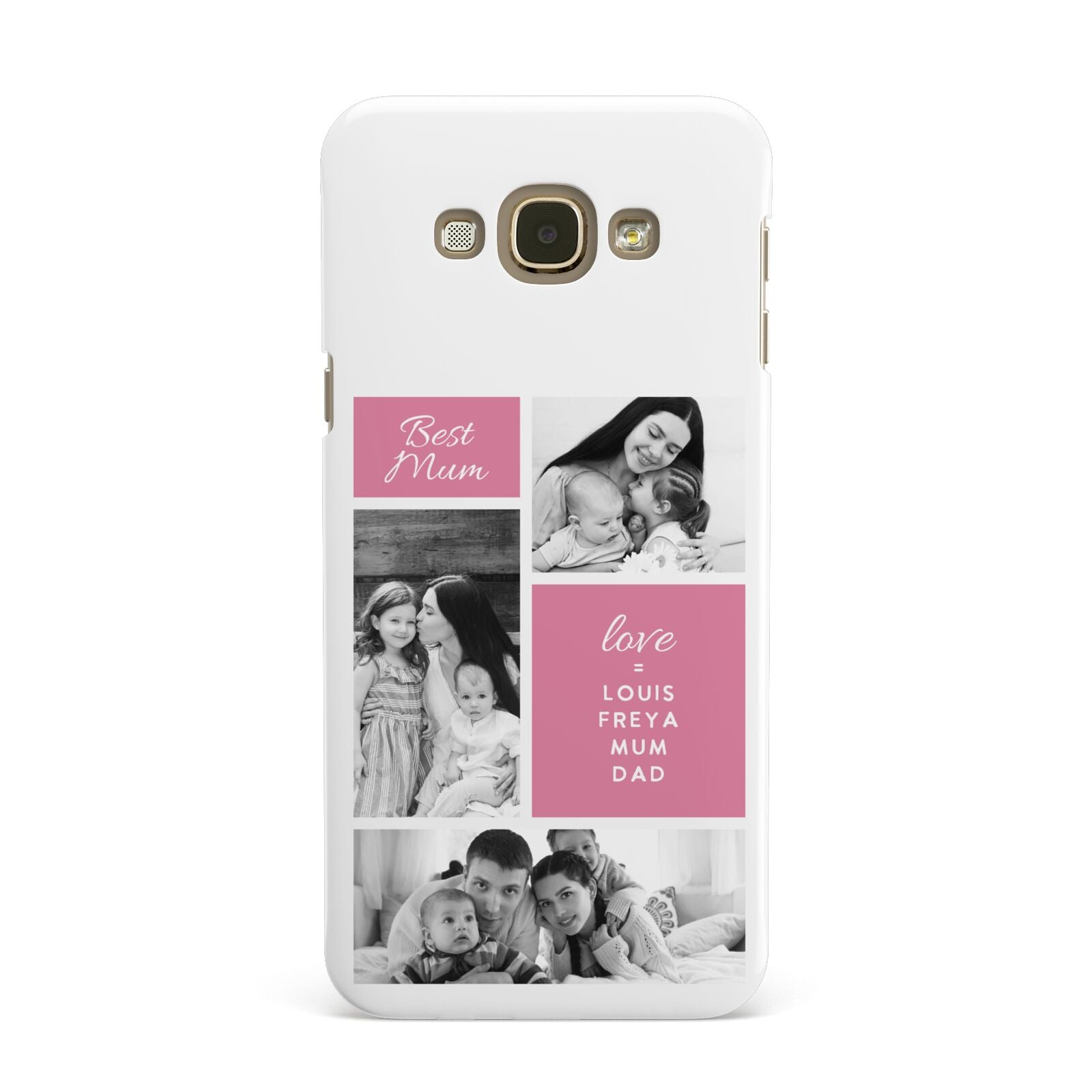 Best Mum Photo Collage Personalised Samsung Galaxy A8 Case