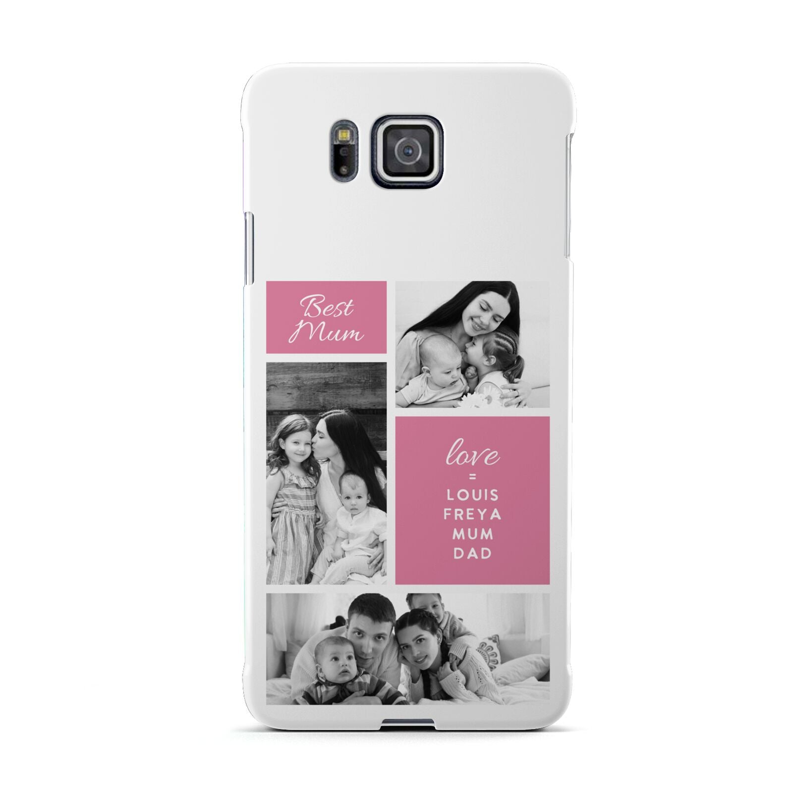 Best Mum Photo Collage Personalised Samsung Galaxy Alpha Case