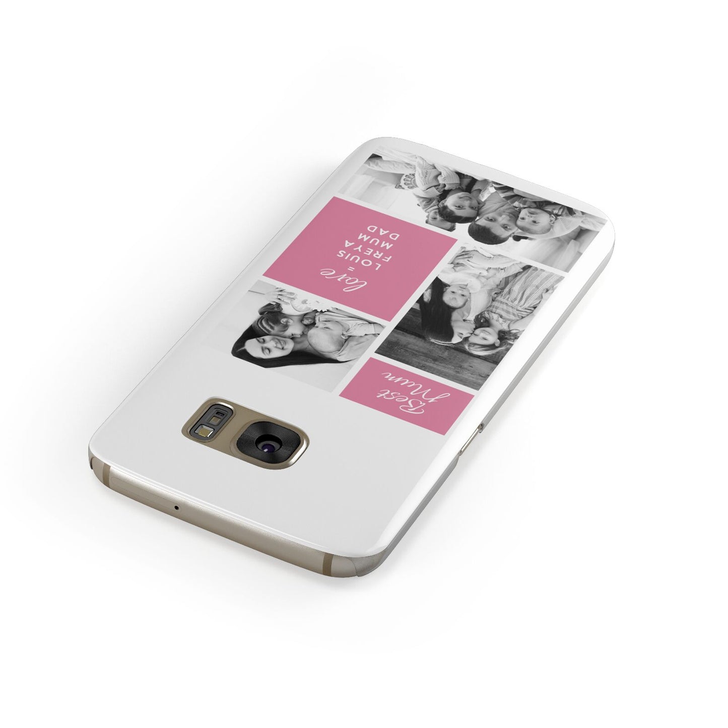 Best Mum Photo Collage Personalised Samsung Galaxy Case Front Close Up