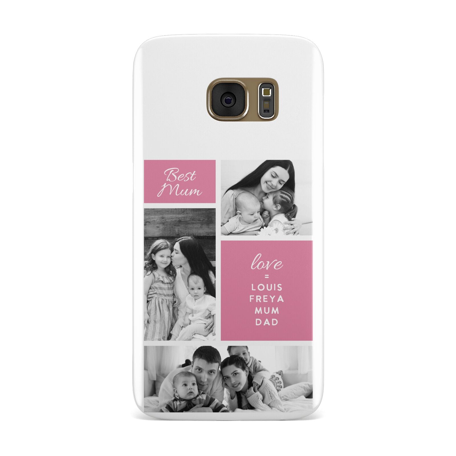 Best Mum Photo Collage Personalised Samsung Galaxy Case